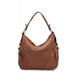 512■ Urban Ledertasche Handtasche für Damen schwarz & Braun